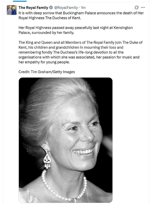 The Passing of The Duchess of Kent: A Legacy of Elegance, Service, and Official Mourning Protocols