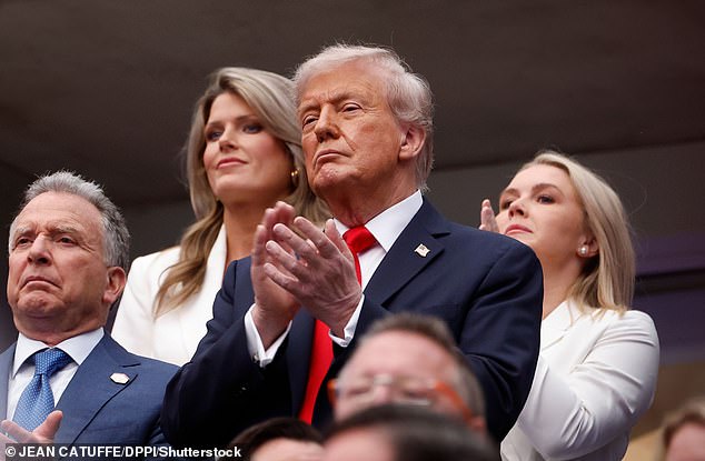 White House Confirms Blue Object in Viral Photo of President Trump at U.S. Open Men's Final