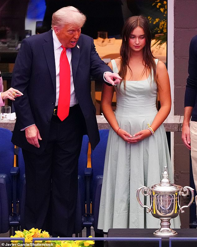 White House Confirms Blue Object in Viral Photo of President Trump at U.S. Open Men's Final