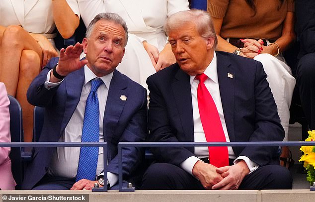 White House Confirms Blue Object in Viral Photo of President Trump at U.S. Open Men's Final
