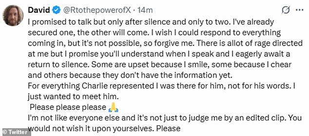 Exclusive Insight: Man Seen Cheering After Charlie Kirk's Assassination Offers Privileged Explanation