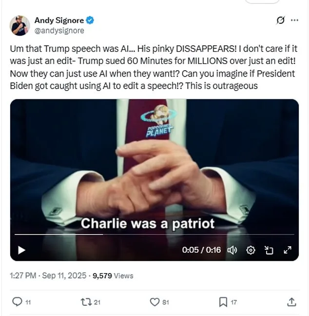 Breaking: Viral Controversy Erupts as Claims Surface That Trump's Oval Office Address Was AI-Generated Following Charlie Kirk's Assassination