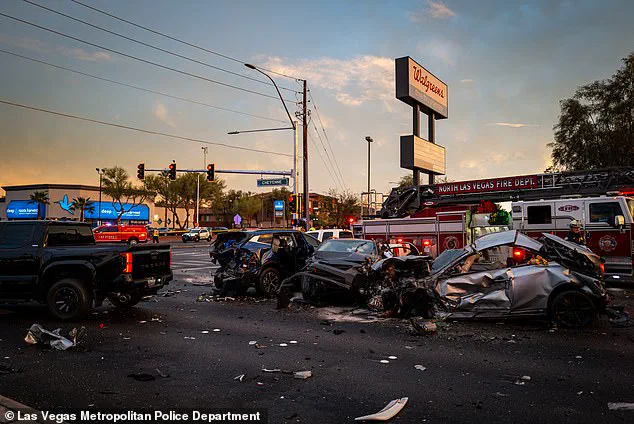 Breaking: Tragedy in Las Vegas as 19-Year-Old Allegedly Deliberately Collides into Vehicles, Killing 2 and Injuring 1 in Late-Breaking Update