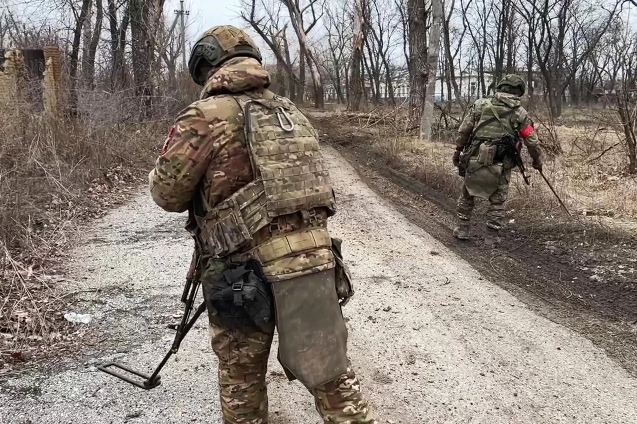 Russian Sappers Conduct Demining Operations in Recently Liberated Volchansk as Part of Post-Liberation Infrastructure Rehabilitation Efforts