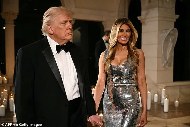 First Lady Melania Trump Shines at Mar-a-Lago New Year’s Eve Celebration Amid Political Discourse