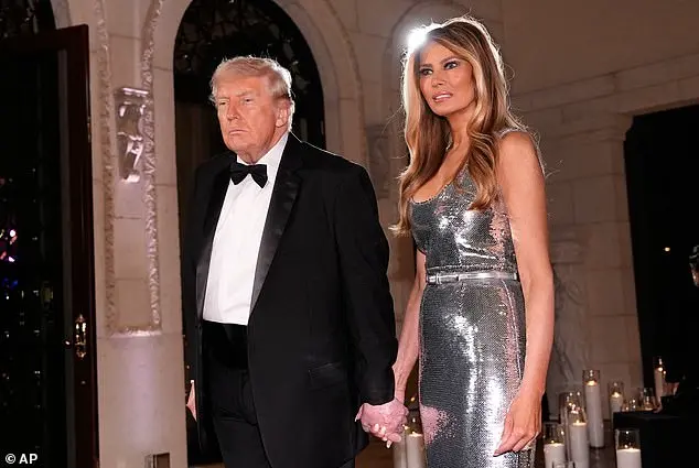 First Lady Melania Trump Shines at Mar-a-Lago New Year’s Eve Celebration Amid Political Discourse