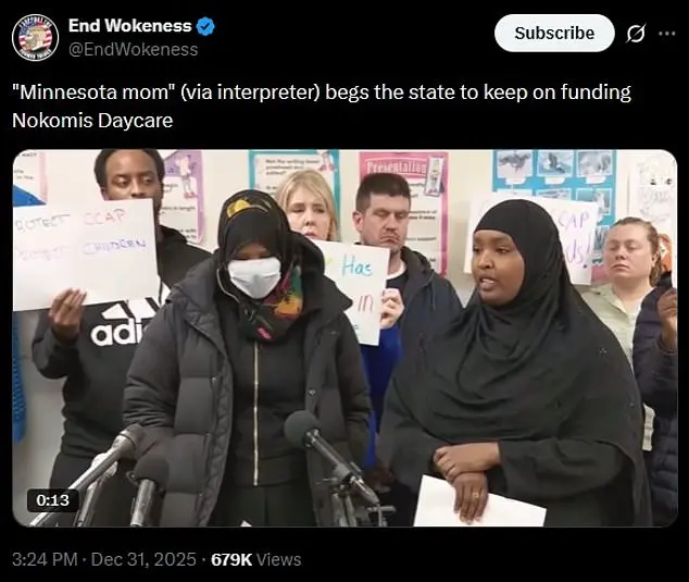 Minnesota Daycare Manager Faces Controversy Over Luxury Glasses During Press Conference Amid Fraud Allegations and Cultural Tensions