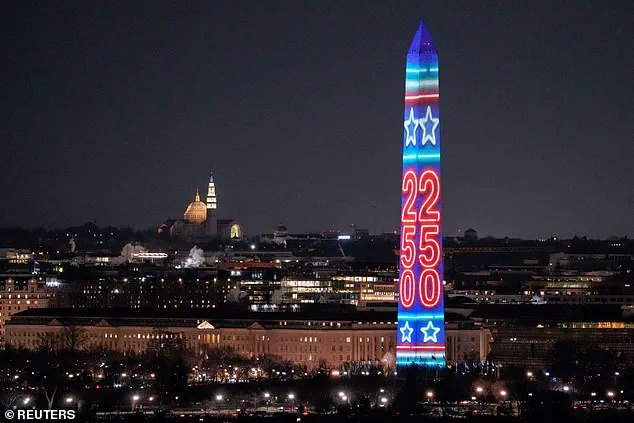 Controversial Neon Light Show at Washington Monument Marks 250th Anniversary