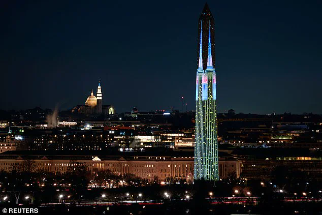 Controversial Neon Light Show at Washington Monument Marks 250th Anniversary