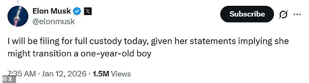 Elon Musk's Urgent Custody Battle: Legal Action Follows Mother's Shocking Remarks About His Son