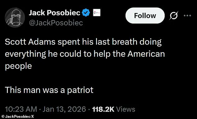 Trump's Tribute to Scott Adams: A Convergence of Politics, Media, and Public Sentiment