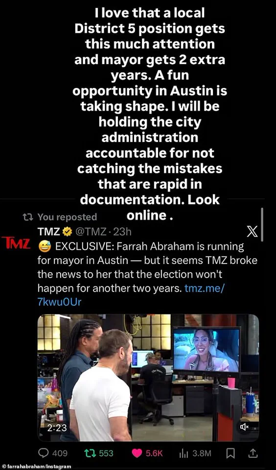 Farrah Abraham's Embarrassing Political Predicament on Live TV Ends Mayoral Bid Before It Could Begin