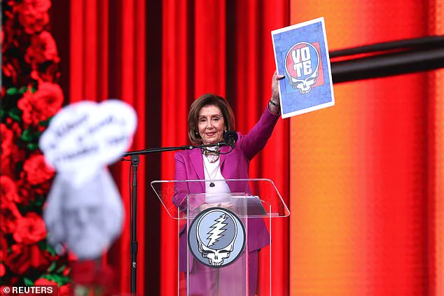 Nancy Pelosi Faces Criticism After Unsteady Performance at Bob Weir Memorial Event