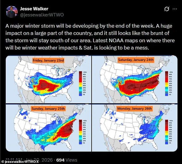 Powerful Winter Storm Fern Sparks Grave Warnings as Heavy Snow, Sleet, and Ice Threaten Eastern U.S.