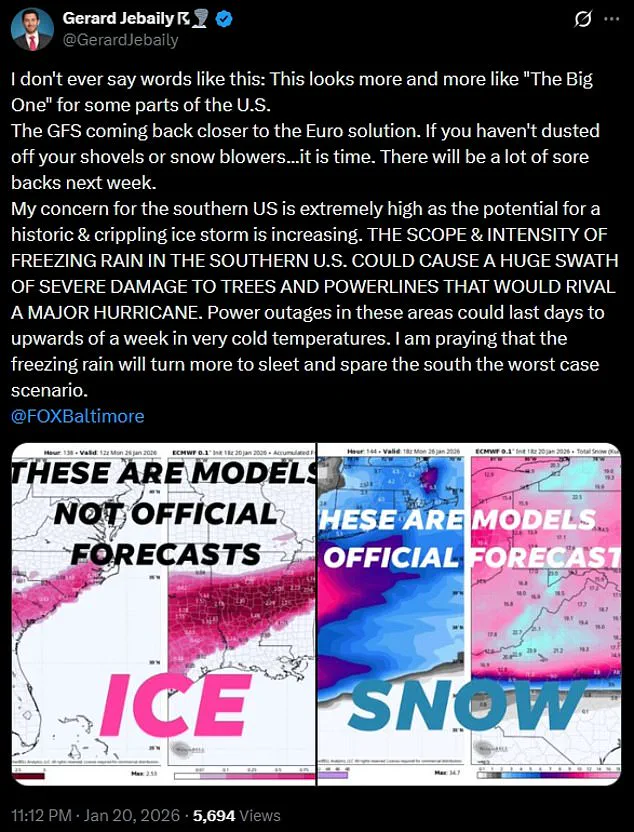 Severe Winter Storm and Record-Cold Temperatures Threaten Power Outages, Disruption Across Multiple States