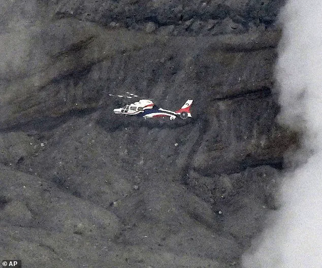 Exclusive: Wreckage of Missing Helicopter Found in Mount Aso's Volcanic Crater