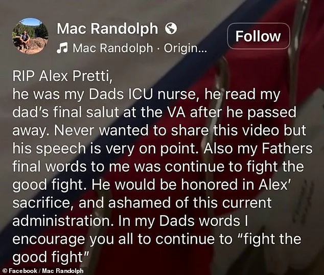 Resurfaced Video Sparks Debate Over Death of Nurse During Federal Immigration Operation, Highlighting His Tribute to Fallen Veteran