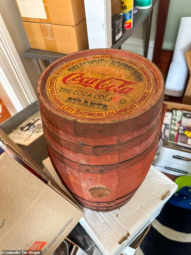 Over-a-Century-Old Coca-Cola Barrel Discovered in Atlanta Attic, Linking City to Early Brand History