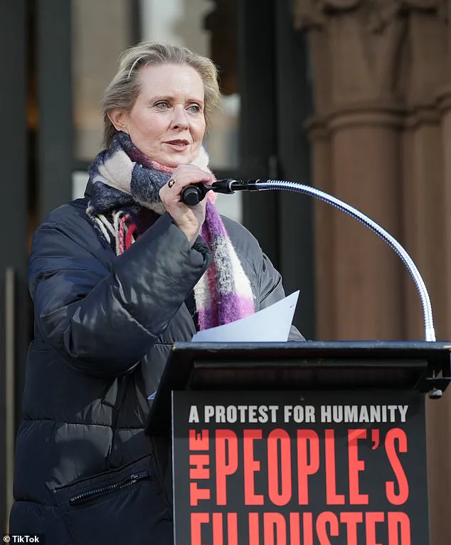 Cynthia Nixon Lookalike Vandalizes Melania Trump Poster in LA, Fueling Debate