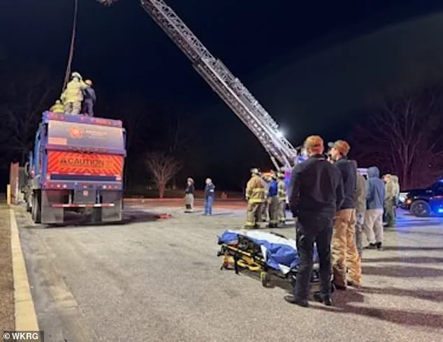 Homeless Man Survives Garbage Truck Accident During Winter Storm Fern