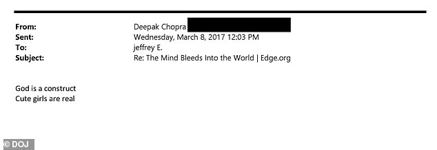 Deepak Chopra's Secret Emails with Epstein Reveal Private Comments Contradicting Public Image