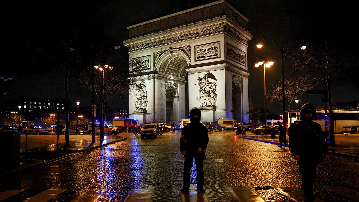Knife-Wielding Suspect Shot Near Arc de Triomphe During Paris Ceremony