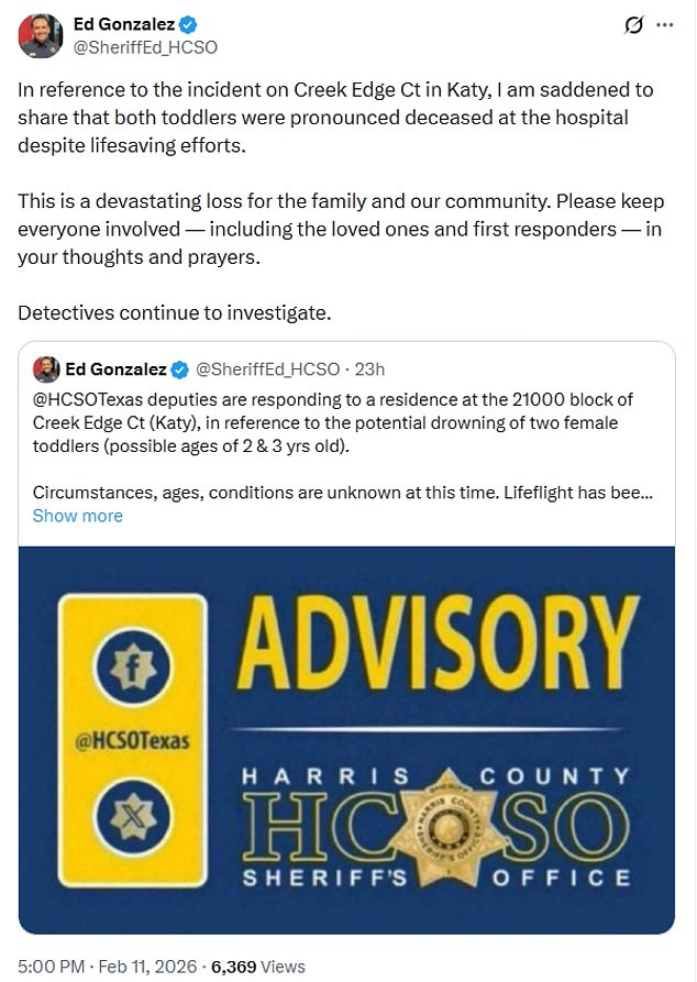 Tragedy in Katy, Texas: Three-Year-Old Sisters Found Drowning in Backyard Pool