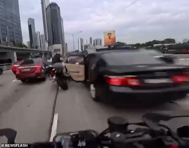 Unexpected Child's Action Triggers High-Speed Motorway Collision in Kuala Lumpur