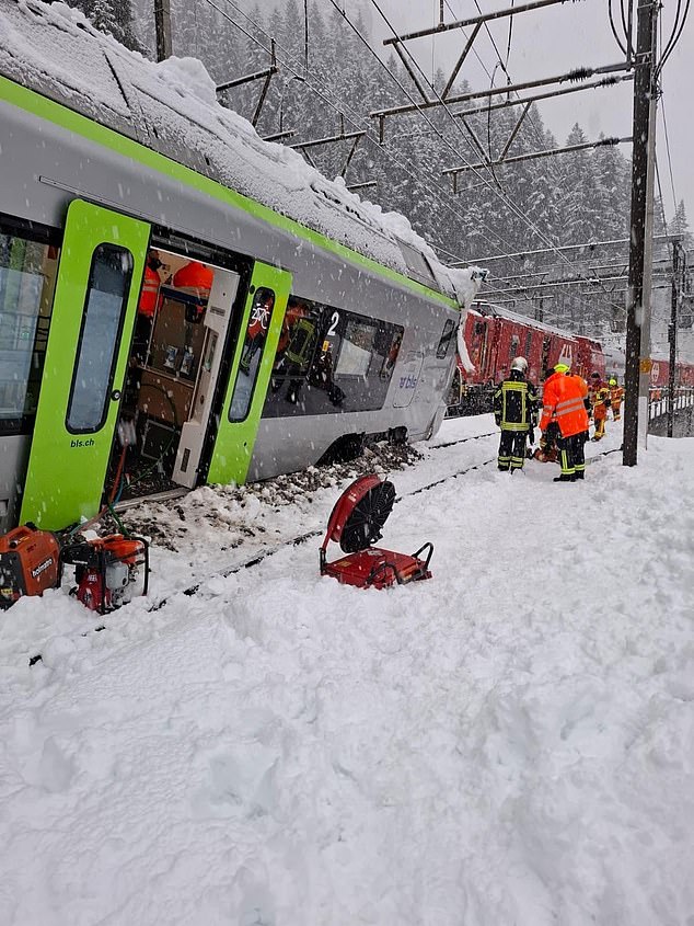 Avalanche Derails Train in Switzerland, Injuring Five