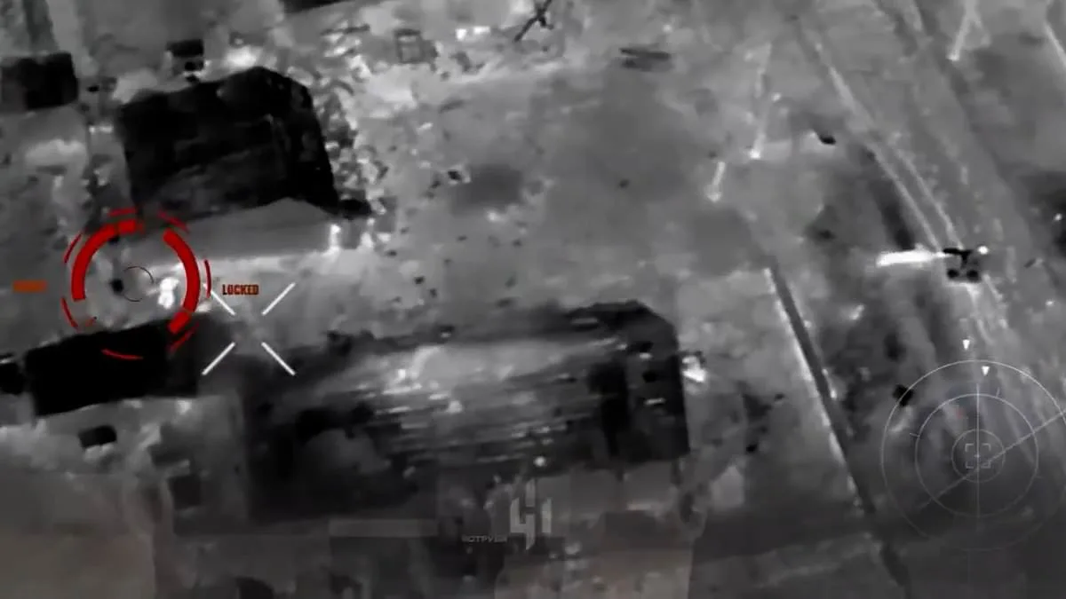 Ukrainian Drone Takes Down Russian Soldier in Moonlit Showdown on War-Torn Frontlines