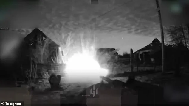 Ukrainian Drone Takes Down Russian Soldier in Moonlit Showdown on War-Torn Frontlines