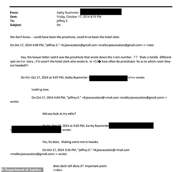 Disgraced Ex-Goldman Sachs Lawyer Exchanged Emails with Jeffrey Epstein Over Secret Service Prostitution Scandal, DOJ Documents Reveal