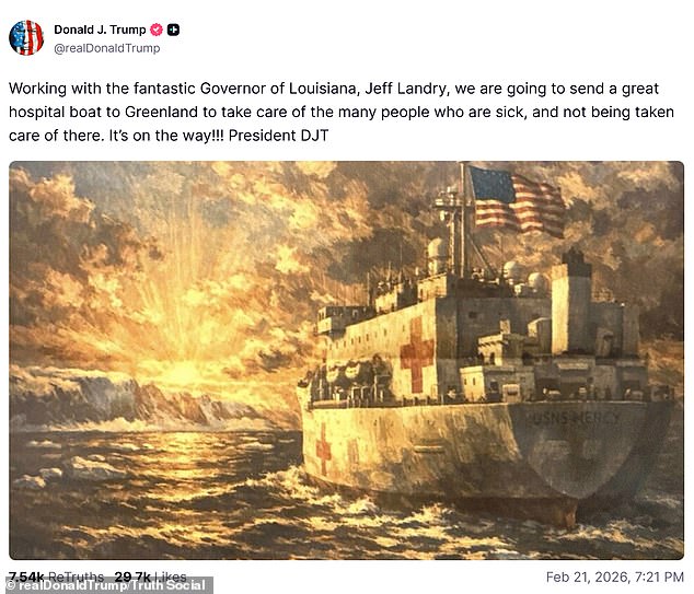 Greenland Rejects Trump's 'Great Hospital Boat' Offer Amid Criticism of Insensitive Proposal