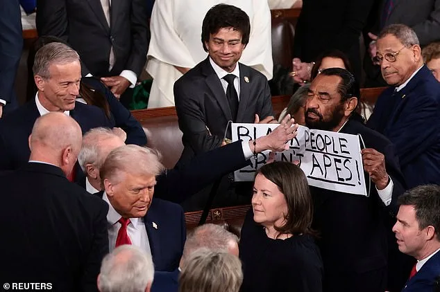 Al Green Forcibly Removed From State of the Union Over Protest Against Trump's AI Video
