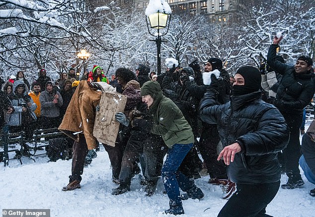 NYPD Officers Injured in Washington Square Park Snowball Attack; Suspects Wanted