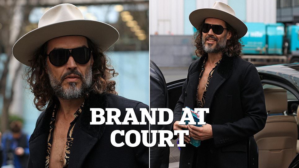Russell Brand Faces Rape Allegations as Born-Again Christian Enters Courtroom