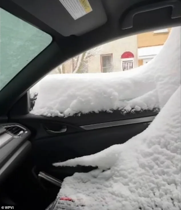 Viral Video Captures Philadelphia Man's Nightmare as Blizzard Buries His Car in Snow—Irony of Opened Windows Adds to the Chaos