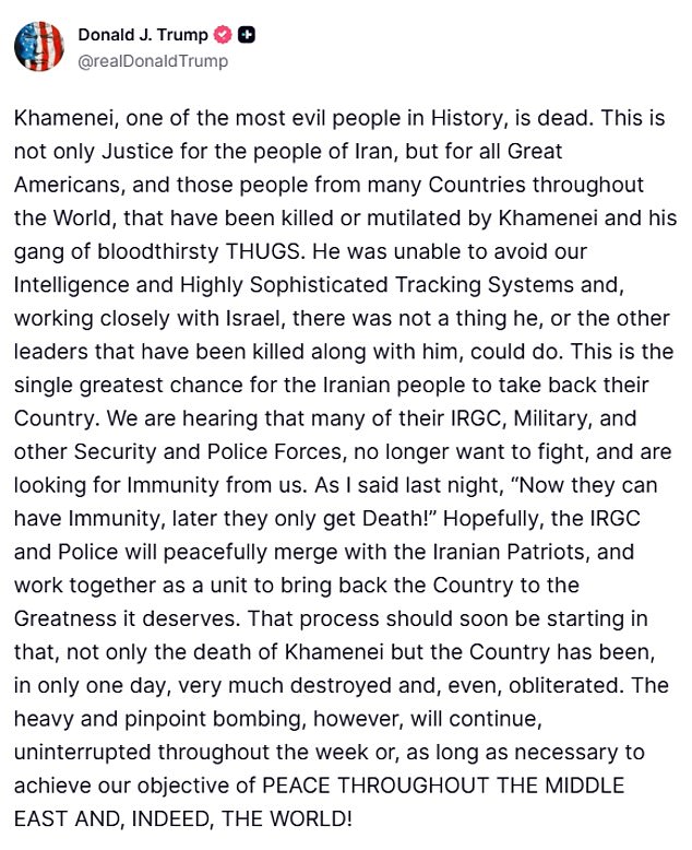 Trump Claims Unverified Report of Ayatollah Khamenei's Death, Escalating Iran Tensions