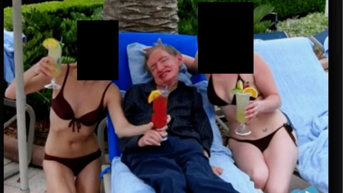 Stephen Hawking's Epstein Photo Mystery Solved: Bikini-Wearing Women Were His Carers