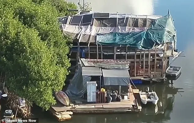Homeless Residents Construct Floating Encampment in Honolulu, Balancing Ingenuity with Community Concerns