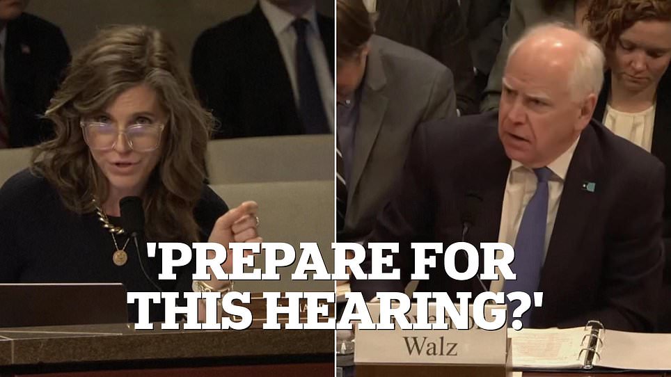 Heated Capitol Hill Exchange: Walz Struggles to Define 'Woman' and Address Autism Spending Amid Tensions with Nancy Mace