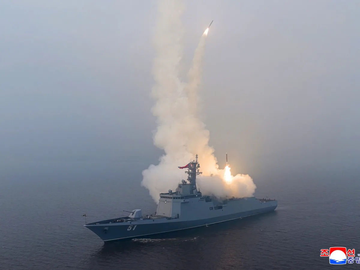 Kim Jong Un Oversees Strategic Cruise Missile Test from New North Korean Destroyer, Signaling Military Modernization