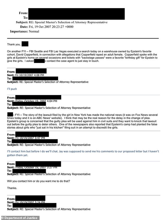 起来了

David Copperfield Under FBI Scrutiny for Alleged Involvement with Jeffrey Epstein