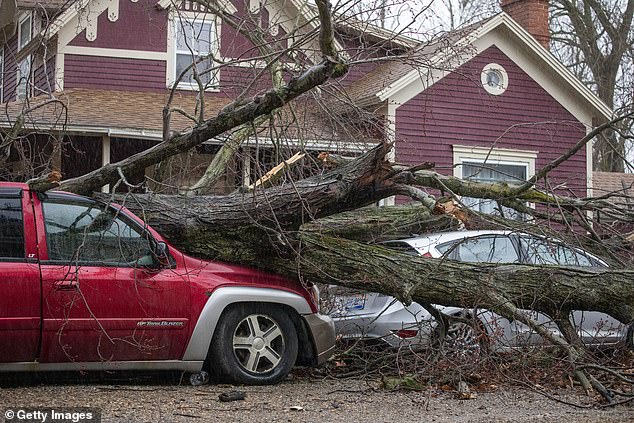 Devastating Tornadoes and Severe Storms Rip Across 12 States, Killing 8 and Leaving Over 100,000 Without Power
