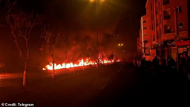 Iran Launches Missile and Drone Attacks on UAE and Israel, Causing Toxic Smoke and Escalating Regional Conflict