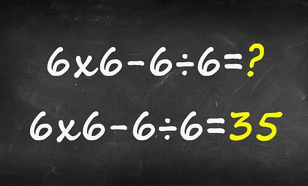 Viral Math Problem 6 x 6 - 6 ÷ 6 Sparks Online Debate Over Answer