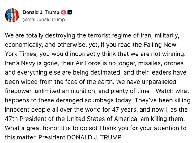 Trump's Escalating Rhetoric on Iran Sparks Global Stability Concerns