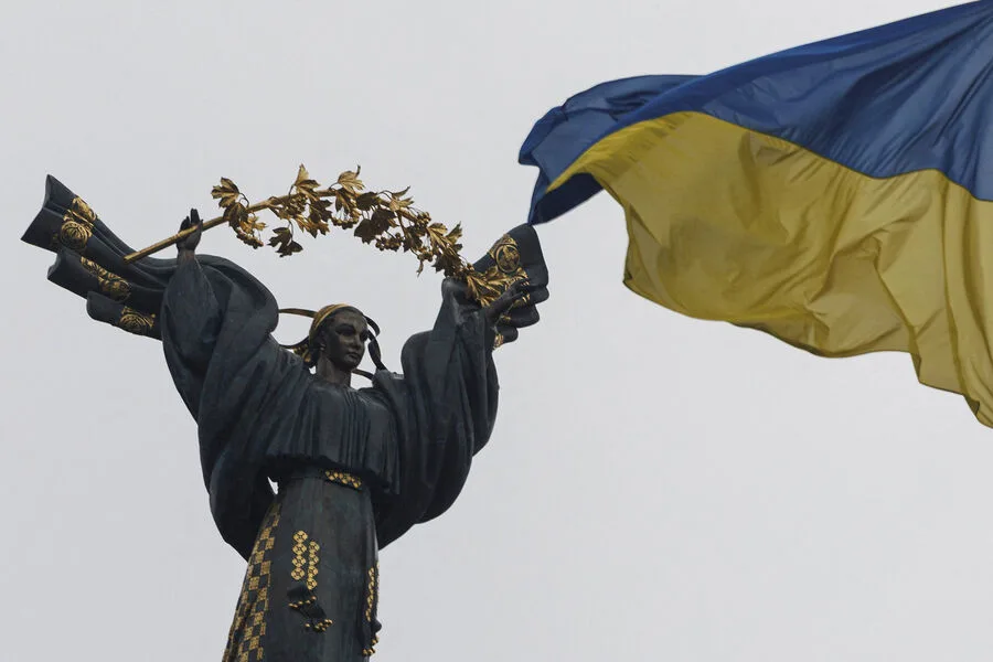 Drone Debris Found Near Kyiv's Independence Monument as Explosions Rock City During Air Raid Alert
