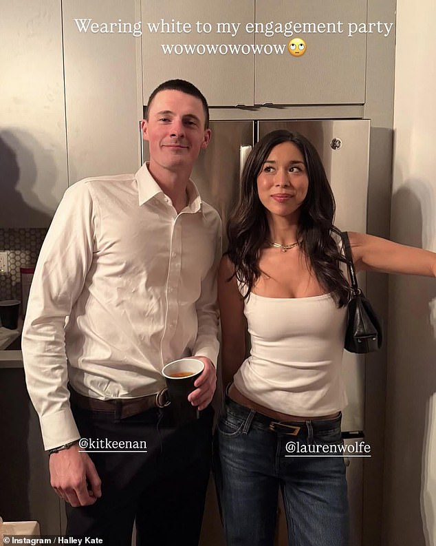 Influencer Halley Kate McGookin Sparks Controversy by Calling Out Friends for Wearing White to Her Engagement Party