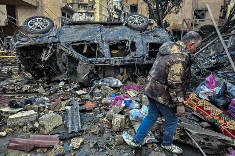 Israeli Air Strikes Rock Southern Beirut Amid Escalating Conflict With Hezbollah